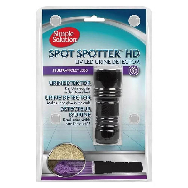 Simple Solution UV Spot Spotter HD UV LED Urine Detector with 21 powerful LEDs for detecting hidden pet stains.