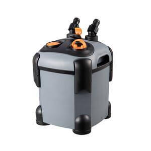SOBO canister filter for aquariums featuring a controllable flow rate and multilayer filtration system.