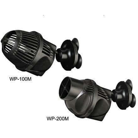 SOBO Wave Maker Pumps WP-100M and WP-200M showcasing efficient wave-making technology for aquariums.