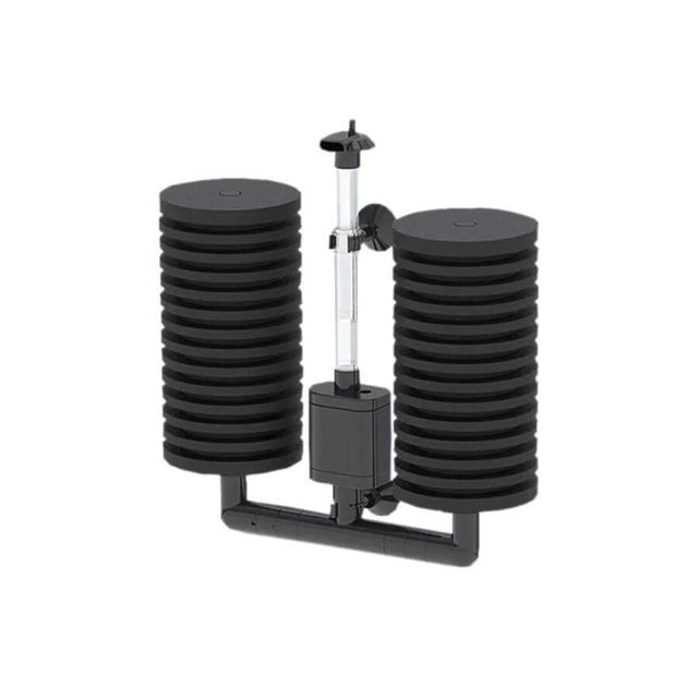 Sun Sun Biochemical Sponge Filter with Pump for aquarium water filtration and circulation, featuring adjustable telescopic pipe.