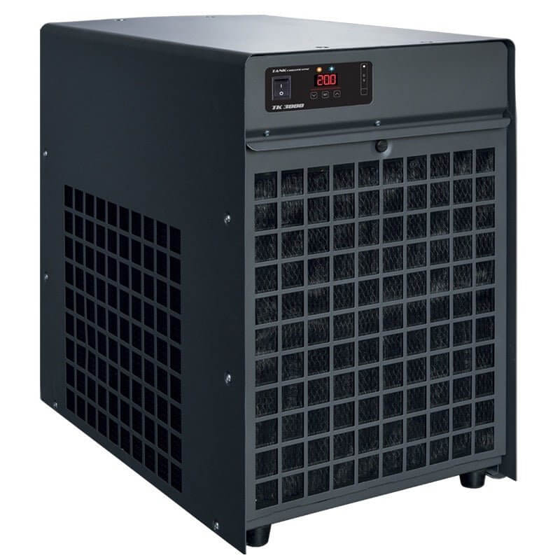 Teco TK Series Chiller featuring R290 gas, designed for marine and freshwater use, high-efficiency cooling system.
