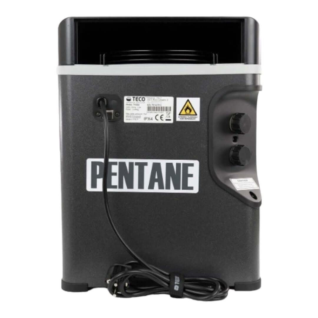 Teco Pentane chiller, compact design, environmentally friendly, energy-efficient cooling for marine and freshwater use.