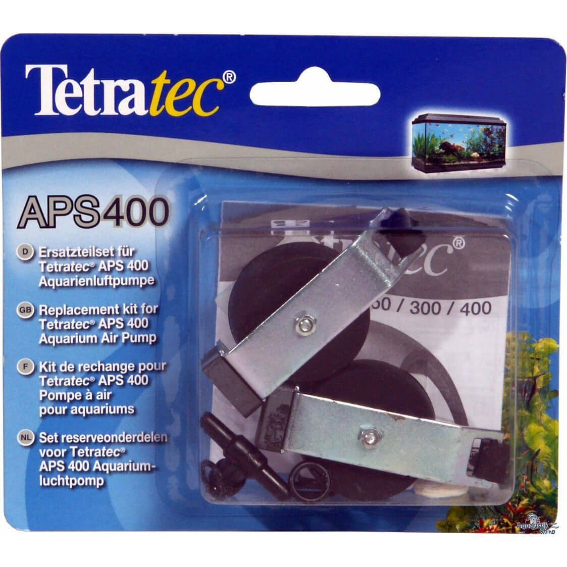 Tetra APS 400 Replacement Kit for Aquarium Air Pumps with spare parts for Tetra APS models 50, 100, 150, 300, and 400.