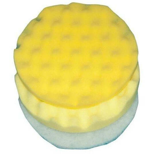 UltraZap Gravity Filter Sponge Set featuring three replacement sponges in yellow and white for pond filtration systems.