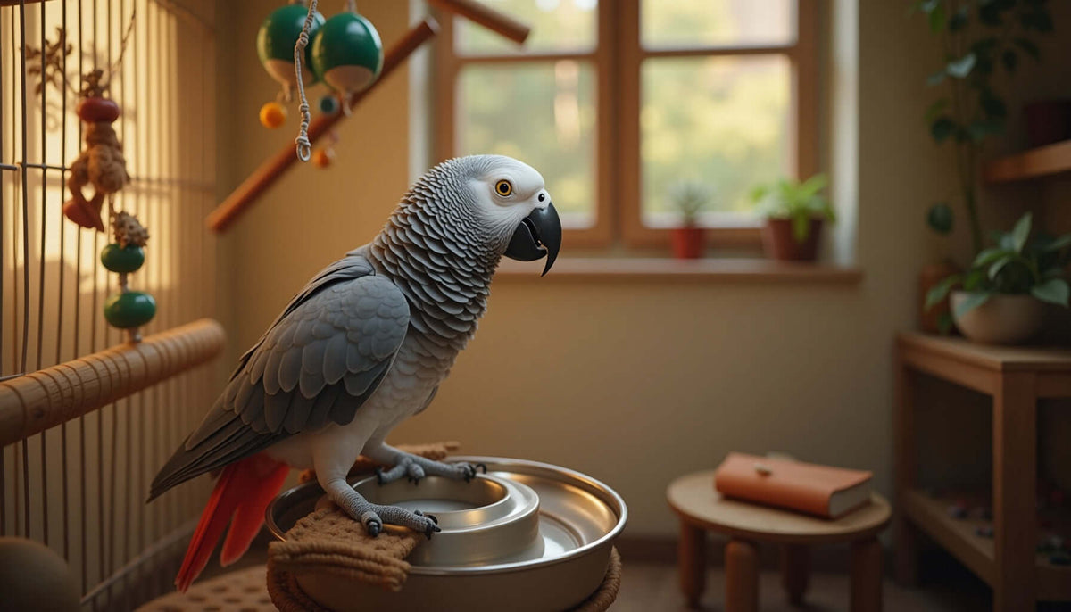 African Grey Parrot Cage Setup & Best Cage Accessories