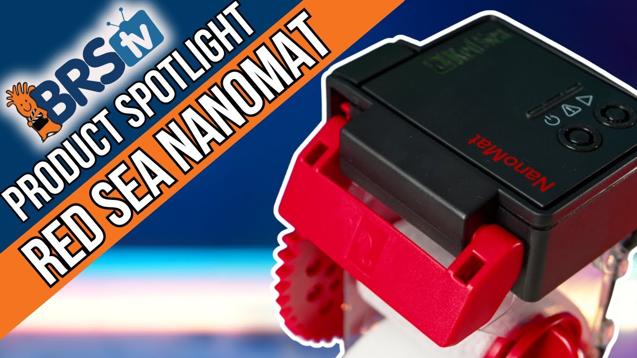 Red Sea NanoMat filtration system showcased in BRS TV product spotlight.