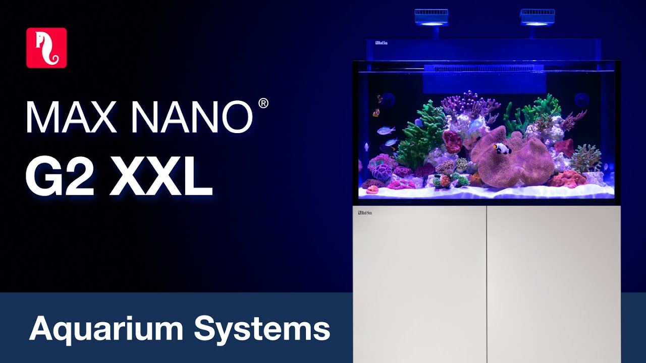 Red Sea Max Nano G2 XXL aquarium with vibrant corals and professional features for reef enthusiasts.