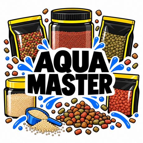 Aqua Master koi food and brine shrimp eggs collection at Jungle Aquatics