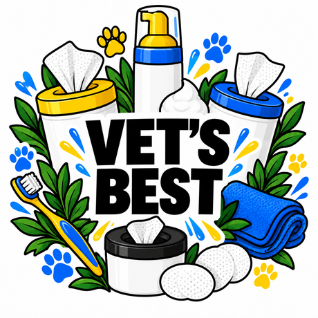 Vet's Best pet grooming products collection illustration