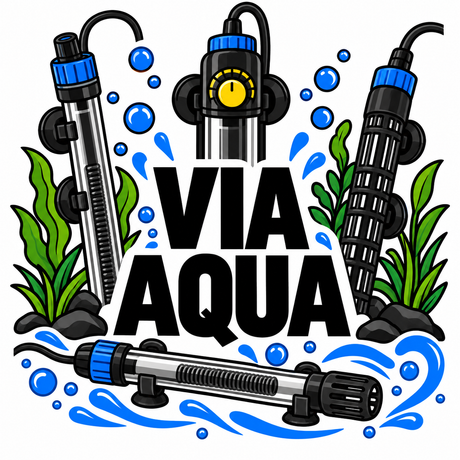 Via Aqua aquarium heaters collection illustration