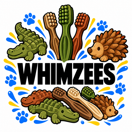 Whimzees dog dental treats collection illustration