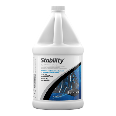 Seachem Stability 2L bottle for marine and freshwater aquarium bio-filter, prevents new tank syndrome.