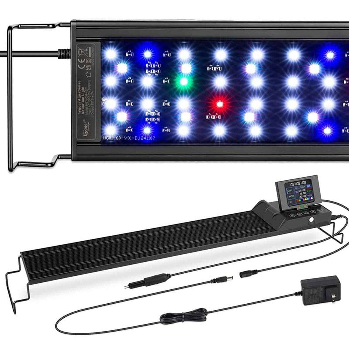 Hygger Aqua Sense Aquarium LED Light with adjustable full-spectrum lighting and smart display