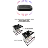 Zetlight Reptile Lamp U1 9W UVA and UVB with strong magnetic mount for flexible installation in enclosures.