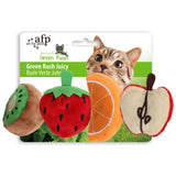 AFP Green Ruch Juicy 4 PK Cat Toy