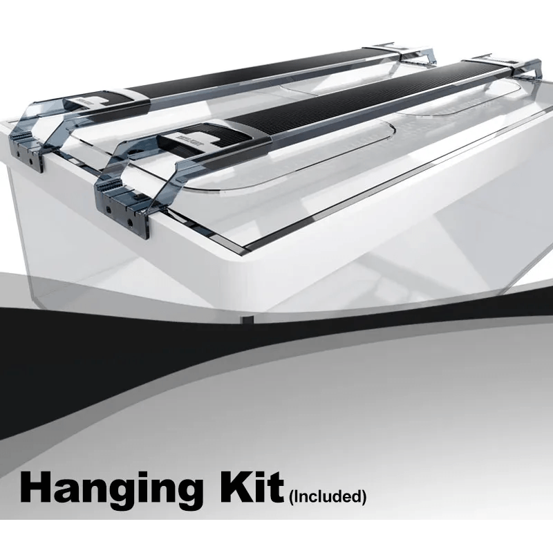 Zetlight M5 Marine LED Light hanging kit included for easy installation.