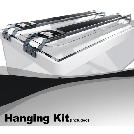 Zetlight M5 Marine LED Light hanging kit included for easy installation.
