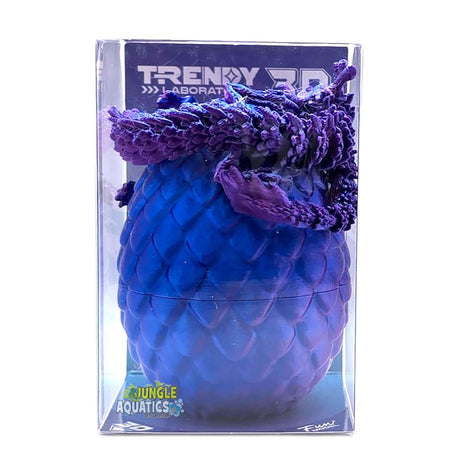 3D Printed Dragon with Egg toy in purple packaging showcasing a unique design and flexible structure.