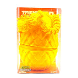 3D Printed Dragon with Egg in a vibrant yellow color and fun pineapple design.