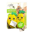 AFP Green Rush Bubble Nip Lemon Cat Toy featuring two lemon-shaped catnip toys with cute faces and green leaves.