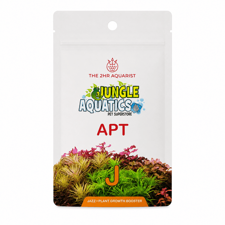 APT Jazz Plant Growth Booster 18 Tabs packaging, plant nutrients for improved aquatic plant growth.