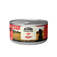 Acana Premium Pâté Beef in Bone Broth Wet Cat Food can featuring beef protein for adult cats.
