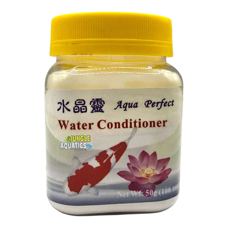 Aqua Perfect Water Conditioner 50g product for improved pond health and koi care.