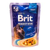 Brit Premium Delicate Fillets in Gravy with Chicken Cat Wet Food Pouch 85g