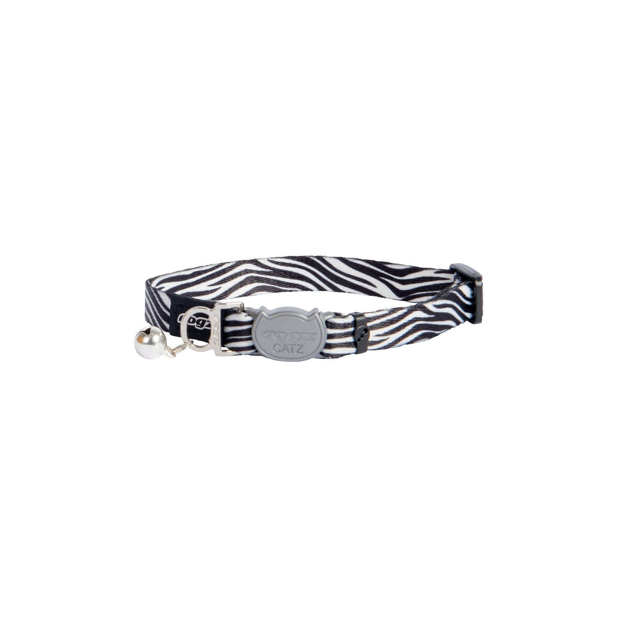 ROGZ Cat Collar Safety, Fusion Safari, Small, Zebra