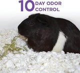 Carefresh Small Animal Paper Bedding provides 10 day odor control for small pets, offering a soft and safe environment.