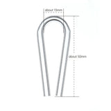 Chihiros U Clip 4pcs for CO2 clamp featuring a U-shaped design made of high transparency acrylic.