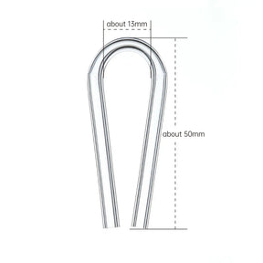Chihiros U Clip 4pcs for CO2 clamp featuring a U-shaped design made of high transparency acrylic.