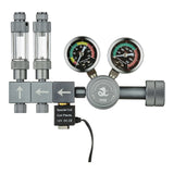 Chihiros Manifold Block for CO2 Regulator PRO Limited Edition with gauges and splitters for multiple tanks