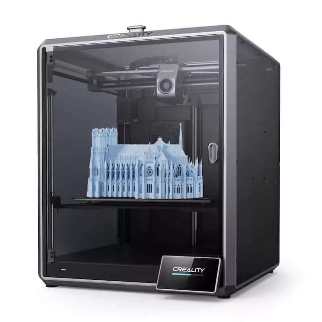 Creality K1 MAX 3D Printer Secondhand with a detailed 3D model displayed inside.