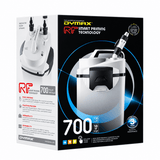 Dymax RF 700 Smart Canister Filter packaging with smart priming technology features.