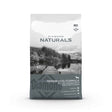 Diamond Naturals Senior Dog Formula Rich in Chicken with Eggs and Oat Flakes Dry Dog Food bag on a scenic background.