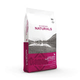 Diamond Naturals Large Breed Puppy Formula Rich in Lamb and Rice Dry Dog Food bag with nature background.
