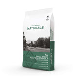 Diamond Naturals Small Breed Adult Dog Formula Rich in Lamb and Rice Dry Dog Food bag with nature background.