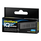 Dymax IQ Inlet Strainer package, designed to prevent clogs and protect small fish in aquariums.
