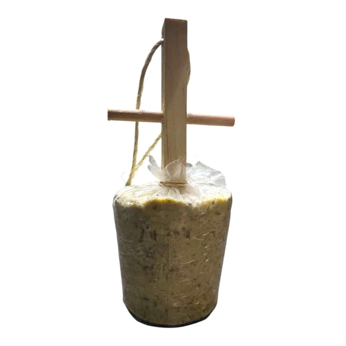 Elaine's Birding Suet Pops, a nutritious wild bird treat with built-in perches, perfect for bird feeding and gifting.