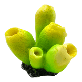 Green and Yellow Coral Aquarium Ornament