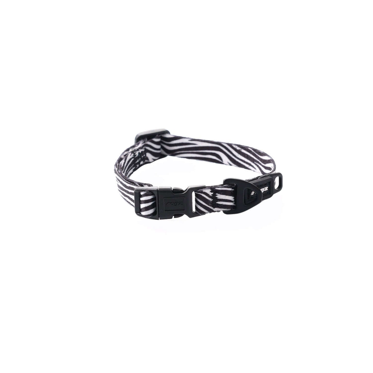 ROGZ Dog Collar Classic, Fusion Safari, Medium, Zebra