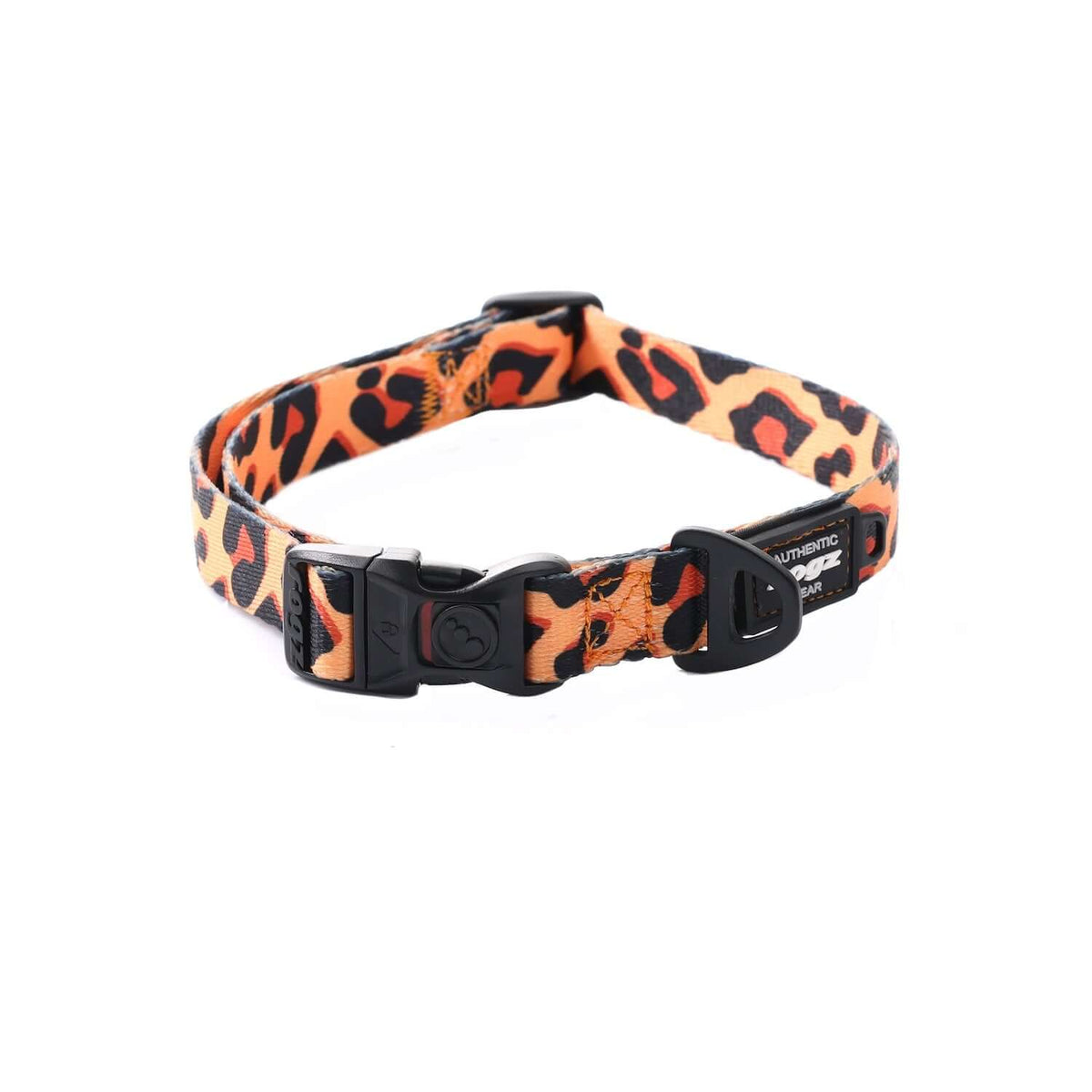 ROGZ Dog Collar Classic, Fusion Safari, Extra Large, Leopard