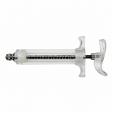 High Quality Plastic Steel Syringe for Aiptasia or Feeding, transparent design with measurement markings.