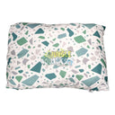 Hill's Dog Bed Limited Edition featuring a colorful geometric design for pets to relax comfortably.
