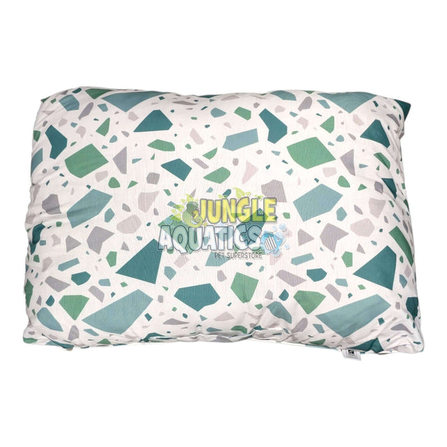 Hill's Dog Bed Limited Edition featuring a colorful geometric design for pets to relax comfortably.