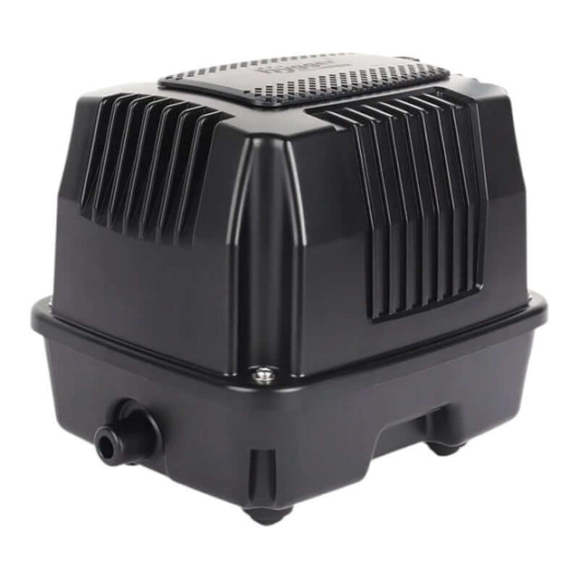 Hygger High Flow Air Pump designed for high-performance aquarium and pond aeration with energy efficiency.