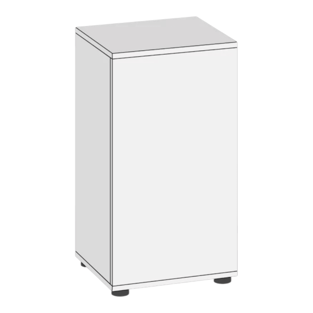 Juwel Vio Cube 54 Series white cabinet, sleek design for modern aquascaping.