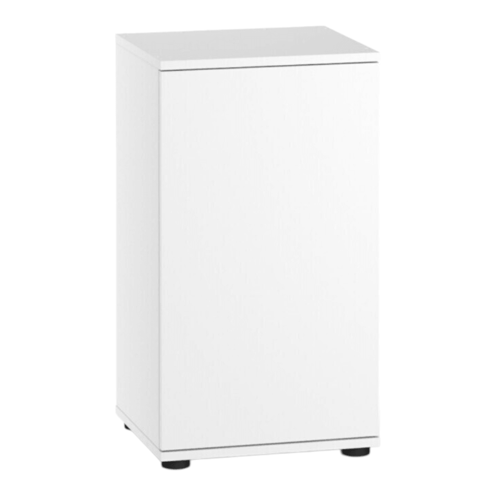 Juwel Vio Cube 54 Series white cabinet design, sleek modern storage solution for aquascaping.