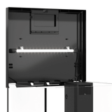 Interior view of the JUWEL Vio Cube 54 Series lighting and technology setup, showcasing its modern design.